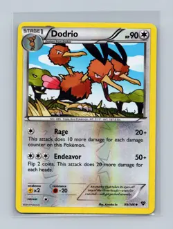 Dodrio 99/146 Uncommon XY Pokemon Reverse Holo Lightly Played - Image 1