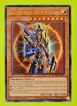 Yu-Gi-Oh Black Luster Soldier - Envoy of the Beginning 1st Ed Ultra Rare MAMA Nm - Image 1