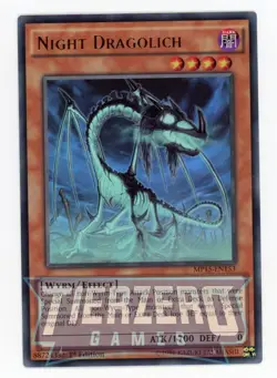 Yugioh Night Dragolich MP15-EN153 Ultra Rare 1st Edition Near Mint / Light Play - Image 1