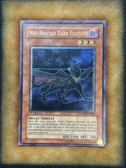 Yugioh Neo-Spacian Dark Panther POTD-EN005 Ultimate Rare 1st Ed LP - Image 1