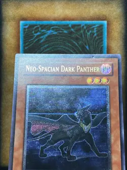 Yugioh Neo-Spacian Dark Panther POTD-EN005 Ultimate Rare 1st Ed LP - Image 2