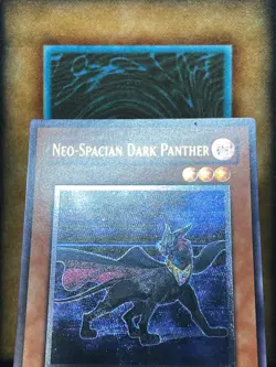 Yugioh Neo-Spacian Dark Panther POTD-EN005 Ultimate Rare 1st Ed LP - Image 3