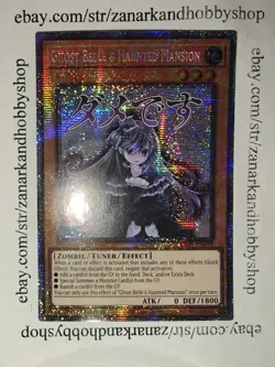 YuGiOh Ghost Belle & Haunted Mansion RA05-EN092 Starlight Rare - Image 1