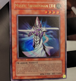 Konami Yu-Gi-Oh! Mystic Swordsman LV4 Soul of the Duelist 1st Edition SOD-EN012 - Image 1