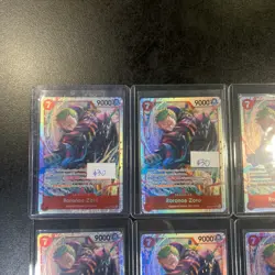 One Piece Adventure on Kami's Island #EB04-007 SR Roronoa Zoro x6 Bulk - Image 2
