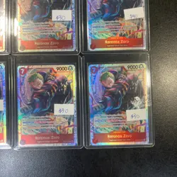 One Piece Adventure on Kami's Island #EB04-007 SR Roronoa Zoro x6 Bulk - Image 4