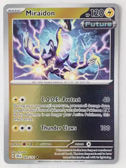 REVERSE HOLO Miraidon 069/191 NM - Surging Sparks Pokemon Card $2 Combined Ship - Image 1