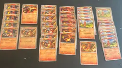 Pokemon TCG Charmander & Charmeleon Mixed Card Lot - Image 1