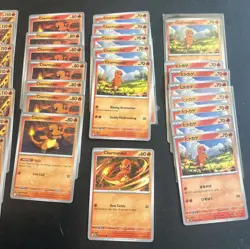 Pokemon TCG Charmander & Charmeleon Mixed Card Lot - Image 2