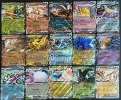 Pokemon Card Lot ALL ULTRA/DOUBLE RARES ONLY - 12 Cards ex & Vs No Duplicates - Image 2