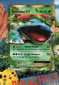 Pokemon TCG Venusaur EX 1/108 Evolutions Holo LP - Image 1