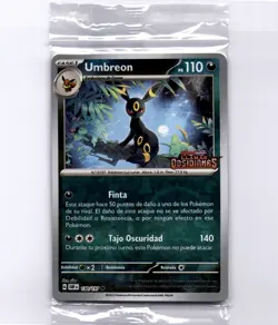 Umbreon 130/197 Obsidian Flames SPANISH Obsidianas STAMPED Promo Sealed Pokemon - Image 1