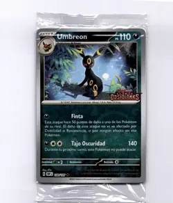 Umbreon 130/197 Obsidian Flames SPANISH Obsidianas STAMPED Promo Sealed Pokemon - Image 2