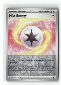 Mist Energy 161/162 Uncommon Temporal Forces Pokemon Reverse Holo Near Mint - Image 1