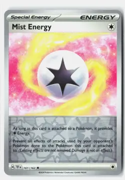 Mist Energy 161/162 Uncommon Temporal Forces Pokemon Reverse Holo Near Mint - Image 1