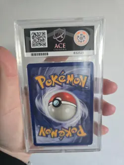 Pokemon TCG 1999 Base Chansey Holo 3 Ace Grade 6 - Image 2