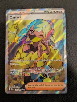 Pokemon TCG Trainer Canari 257/217 Full Art Ultra Rare Holo Ascended Heroes - Image 1