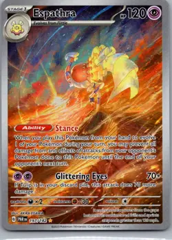 Espathra 197/182 Illustration Rare Paradox Rift Pokemon Holo Near Mint - Image 1