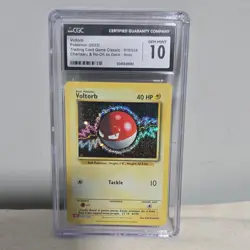 Pokemon TCG Voltorb 010/034 Classic Holo 40HP Basic 2023 CGC 10 - Image 1