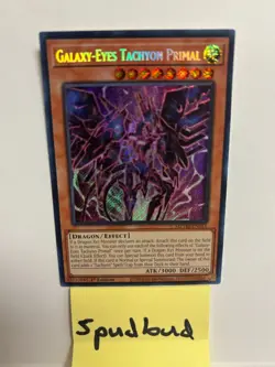 Galaxy-Eyes Tachyon Primal Secret Rare MZTM-EN011 NM 1st Ed Yu-Gi-Oh! - Image 1
