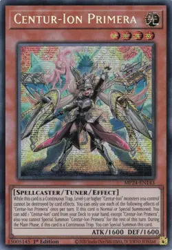 Yugioh MP24-EN143 - Centur-Ion Primera - Secret Rare - Image 1