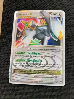 Arceus Lv. X 94/99 Ultra Rare Pokemon Card - Platinum Arceus Set - 2009 -MP - Image 2