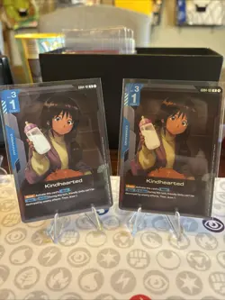 GUNDAM CARD GAME GD04-101 R - KINDHEARTED - FOIL X1 NM - Image 1