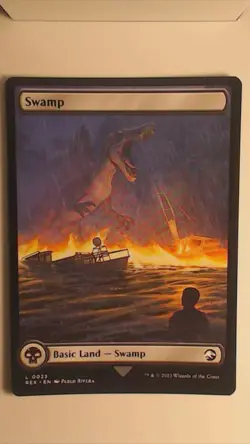 Swamp - REX - Jurassic Park - NM - Magic The Gathering - MTG - TCG - Image 1