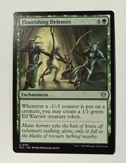 Flourishing Defenses 107 NM Lorwyn Eclipsed Commander MTG - Image 1