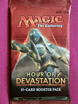 Magic The Gathering HOUR OF DEVASTATION New Sealed Booster Pack MTG - Image 3