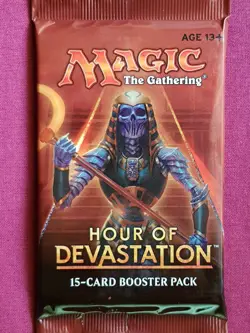 Magic The Gathering HOUR OF DEVASTATION New Sealed Booster Pack MTG - Image 4