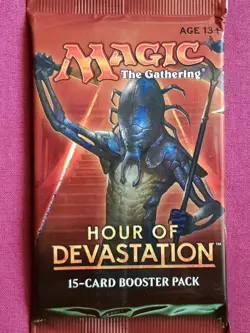 Magic The Gathering HOUR OF DEVASTATION New Sealed Booster Pack MTG - Image 5