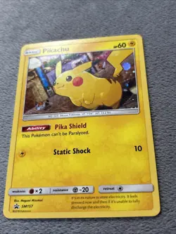Pikachu SM157 Pokemon Card Sun Moon Promo 2018 - Image 3