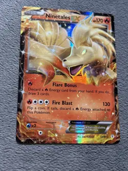 Ninetales EX 13/83 Pokemon Card Generations 2016 Ultra Rare Holo - Image 3
