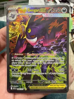 2026 Pokemon Ascended Heroes Mega Gengar EX 284/217 Special Illustration Rare - Image 1