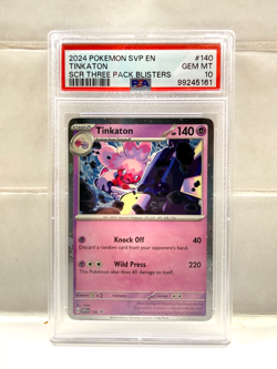 PSA 10 Tinkaton #140 Cosmos Holo Scarlet & Violet Promo SVP140 *Pop 19 w/ SWIRL* - Image 1