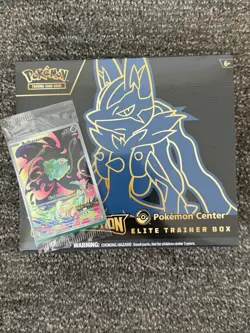 Pokemon TCG Mega Evolution Pokemon Center ETB - Mega Lucario (+ Mega Promo Card) - Image 1