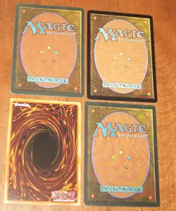 Four Magic the Gathering & Yu-Gi-Uh Cards - Image 2