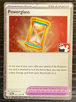 Powerglass (Cosmos Holo) 063/064 SFA Play! Prize Pack English Pokemon Card NM - Image 1