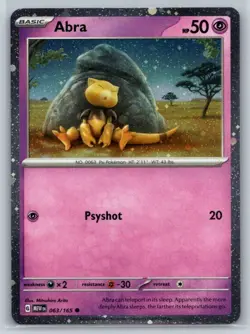 Abra - (Cosmos Holo) Holo Promo Miscellaneous Cards & Products 063/165 NM - Image 1