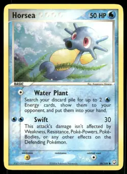 Pokemon Cards Horsea 58/109 NON HOLO EX Team Rocket Returns Common NM - Image 1
