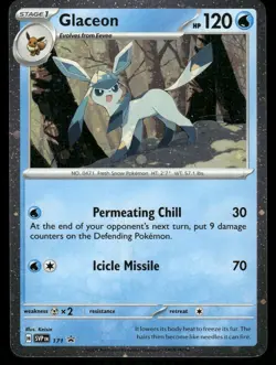 Pokemon Cards Glaceon (Cosmos Holo) 171 Scarlet & Violet Promo Holo Promo NM - Image 1