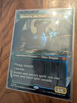 Quandrix, the Proof (Borderless) Secrets of Strixhaven Regular 286 MTG Magic - Image 1