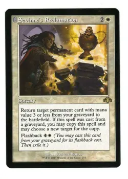 MTG Sevinne's Reclamation Retro Frame Dominaria Remastered Magic Gathering - Image 1