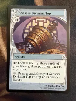 MTG Sensei's Divining Top (Future Sight) Mystery Booster 2 Regular #231 - Image 1