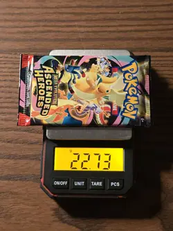VERY HEAVY! 22.73g Pokemon TCG Ascended Heroes Booster Pack (SEALED) - Image 1