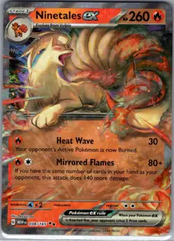 Ninetales ex 038/165 SV: Scarlet & Violet 151 - Pokemon Card - NM - Image 1