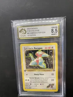 1st Edition Sabrina's Porygon - Common -Gym Challenge - 98/132 - Pokemon CGA 8.5 - Image 1