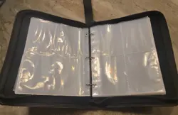 Trading Card Binder Holds 400 Cards w/ 50 Removable Sleeves - Image 3