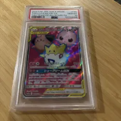 Pokemon Togepi & Cleffa & Igglybuff GX 185/173 Tag Team All Stars Holo PSA 10 - Image 1